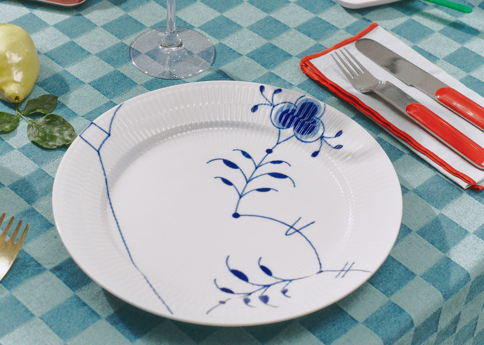 Blue Mega Plate from Royal Copenhagen